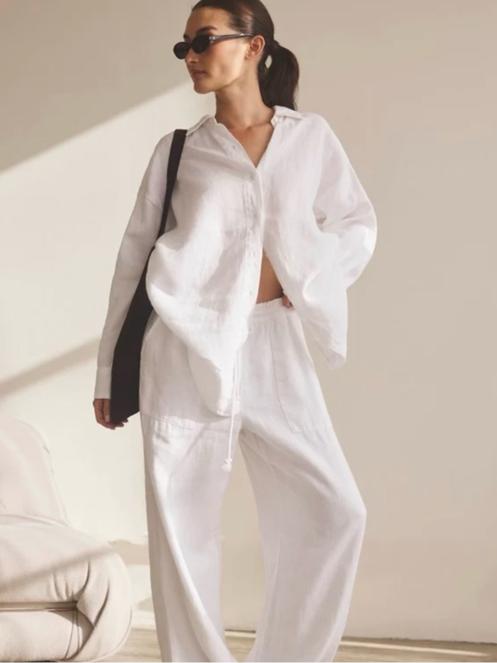 Splendid Brand New with Tag Stella Linen Button Down size S